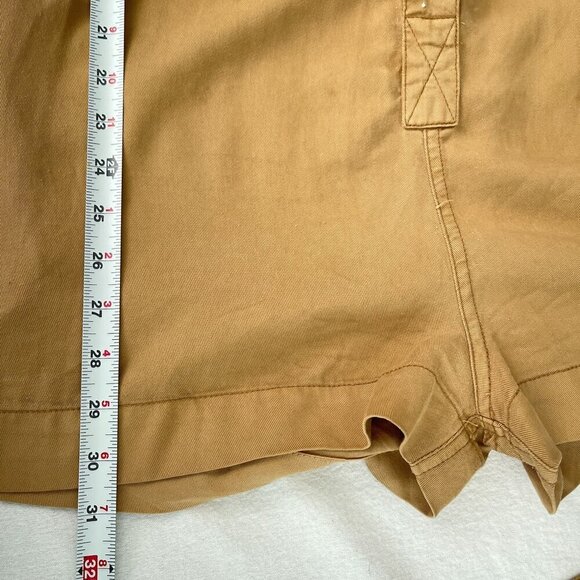 Urban Outfitters Button-Up Reagan Belted Oversized Utility Romper Khaki Brown S - Picture 12 of 14